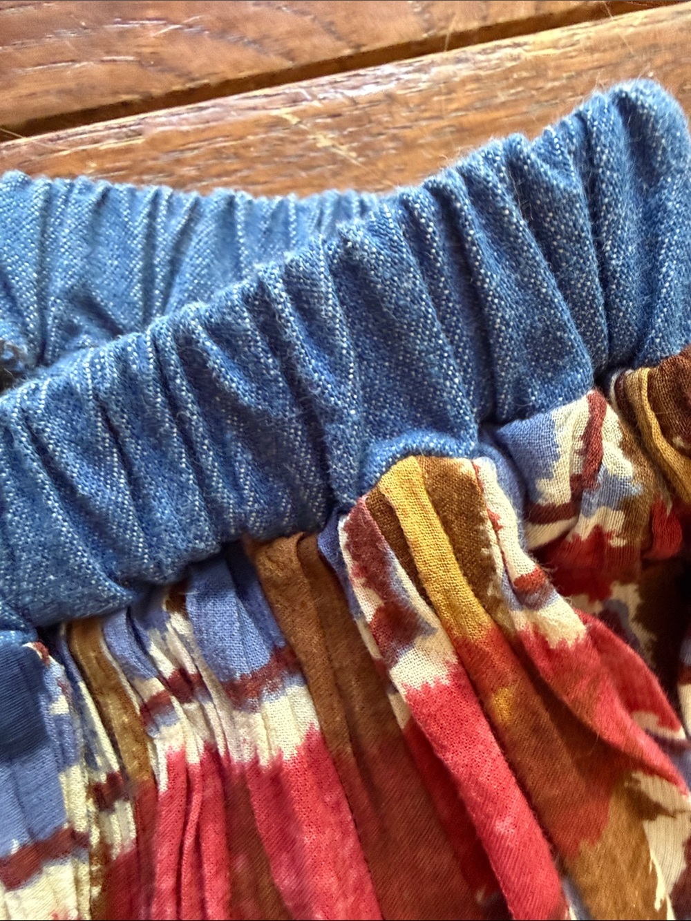 Boho midi skirt. One sz fits most - Picture 4 of 5
